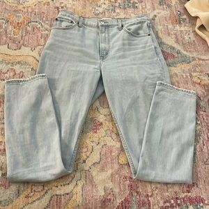 Light wash Abercrombie Skinny High Rise jeans